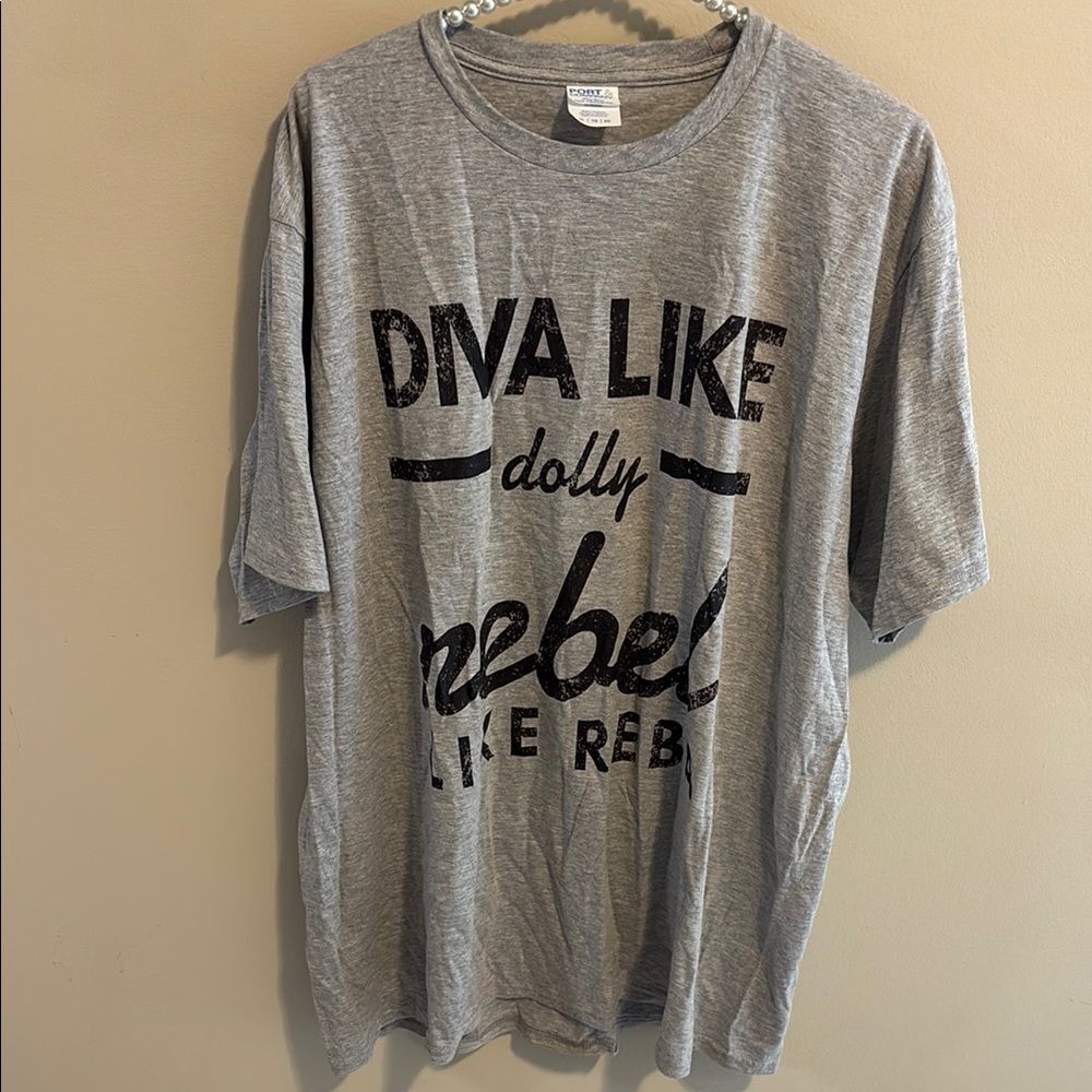 Diva like Dolly rebel like rebel tshirt size xl
